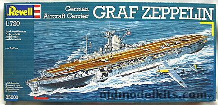 Revell 1/720 German Graf Zeppelin Aircraft Carrier, 05000 plastic model kit